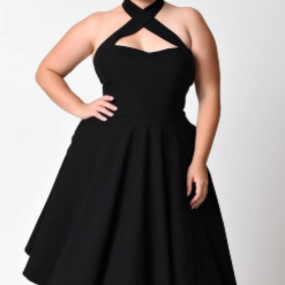 Unique Vintage Plus Size Dress - Picture 3 of 6